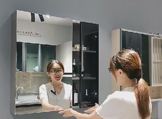 HOAA浴室柜:烤漆巖板無縫盆，美觀時尚！